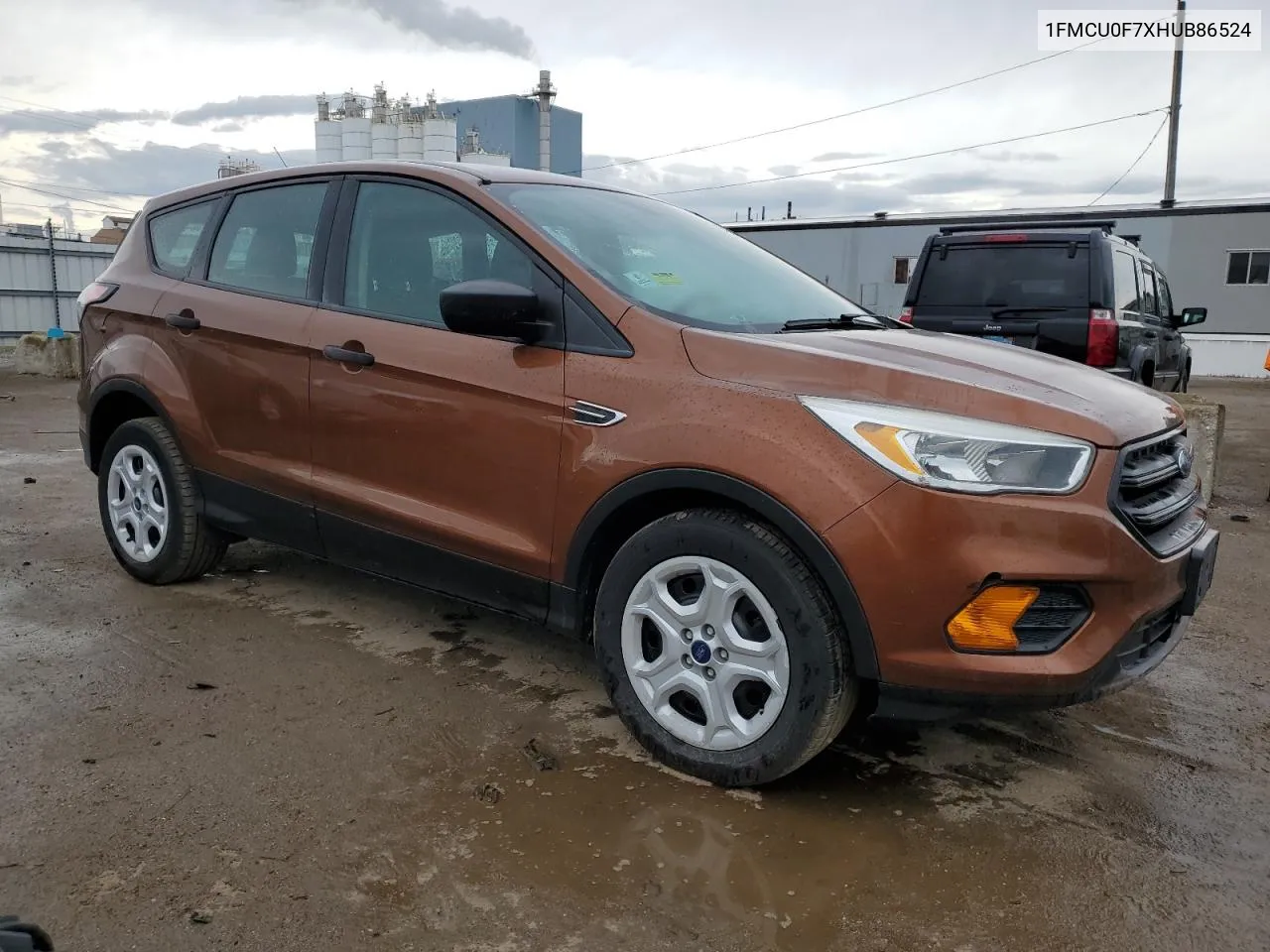 2017 Ford Escape S VIN: 1FMCU0F7XHUB86524 Lot: 74568594