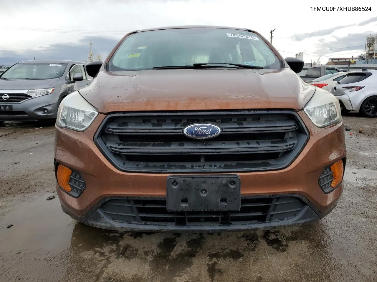 2017 Ford Escape S VIN: 1FMCU0F7XHUB86524 Lot: 74568594