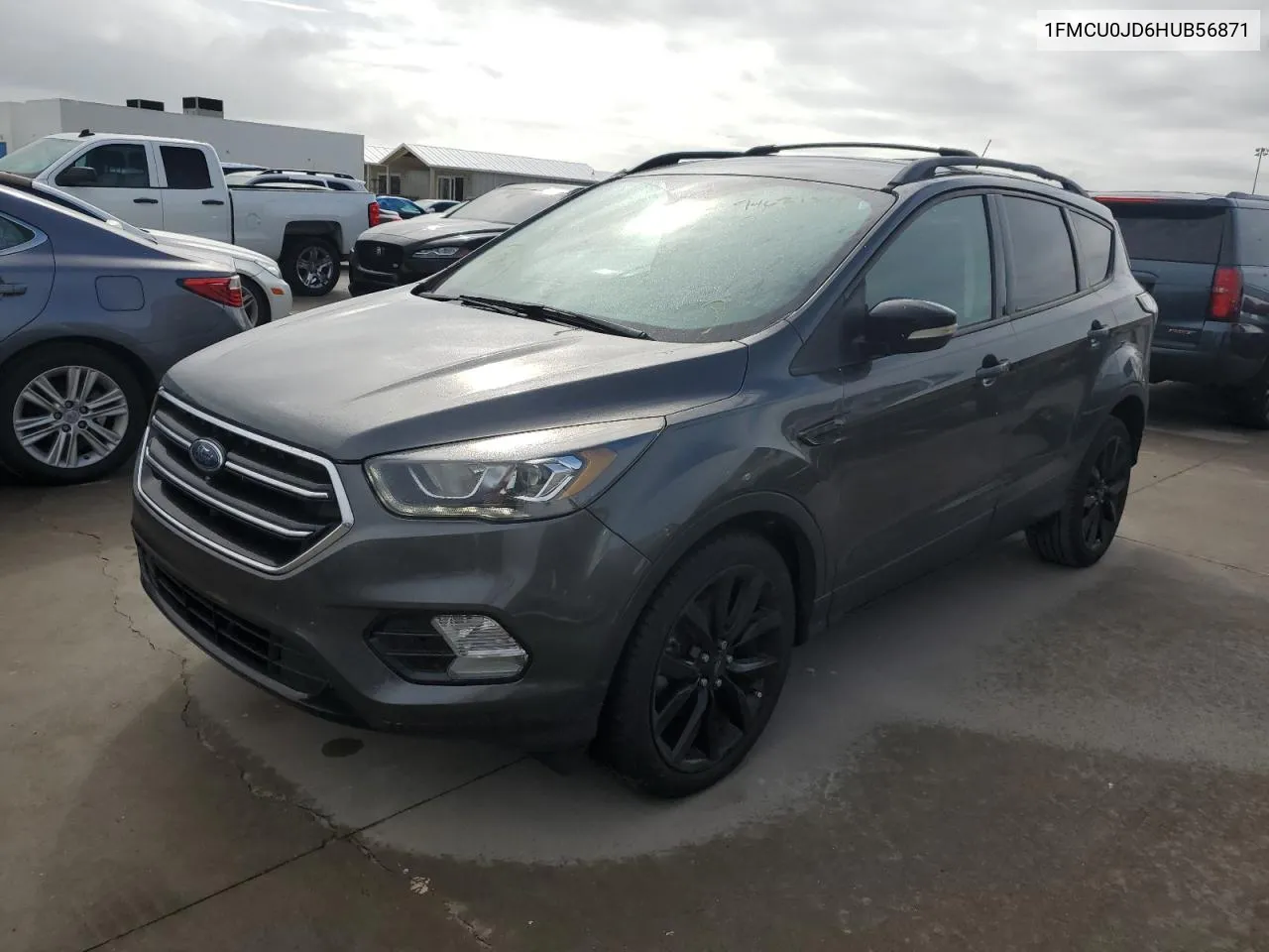 2017 Ford Escape Titanium VIN: 1FMCU0JD6HUB56871 Lot: 74621344