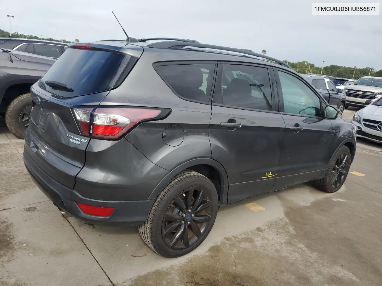 2017 Ford Escape Titanium VIN: 1FMCU0JD6HUB56871 Lot: 74621344