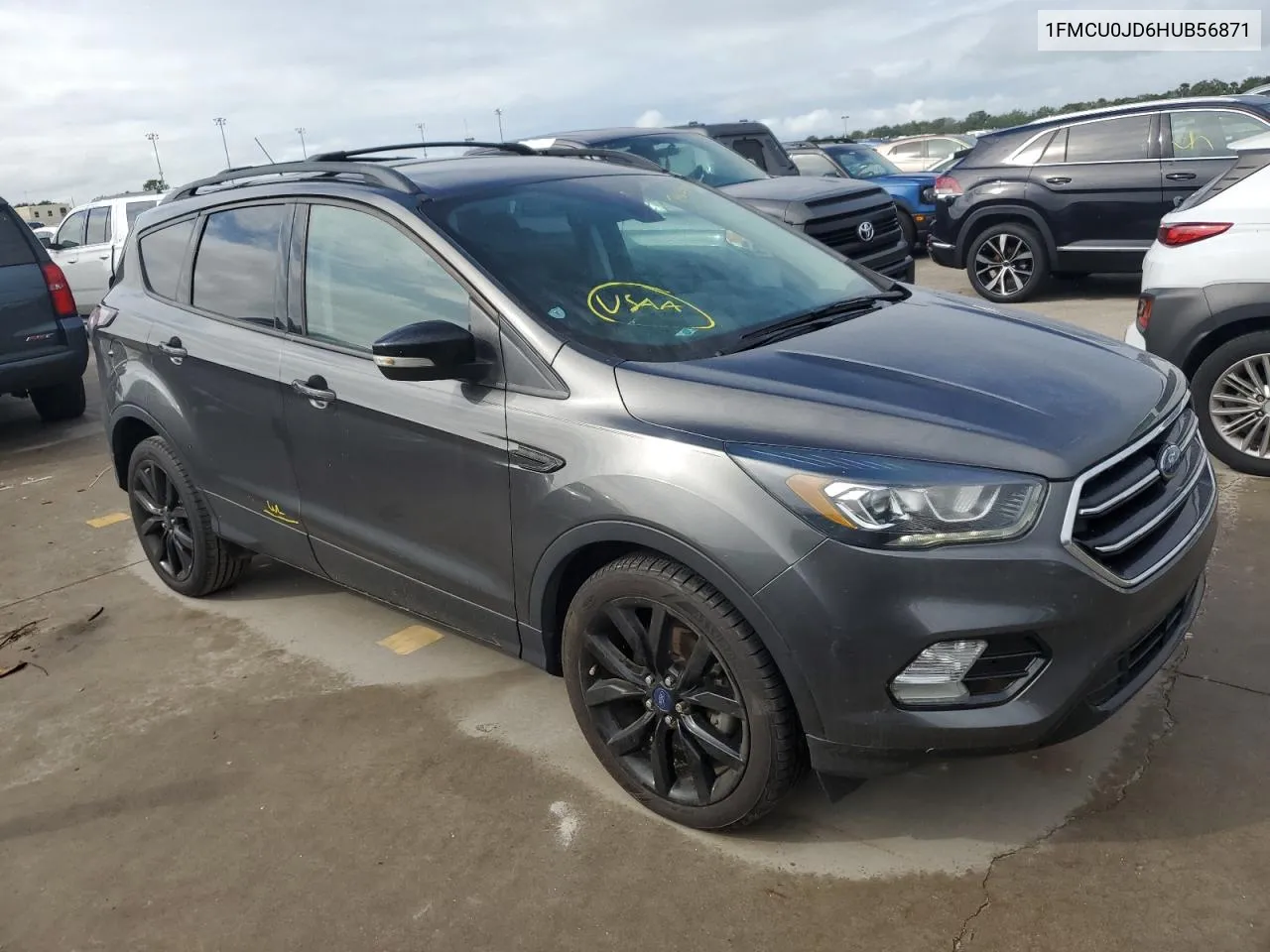 2017 Ford Escape Titanium VIN: 1FMCU0JD6HUB56871 Lot: 74621344