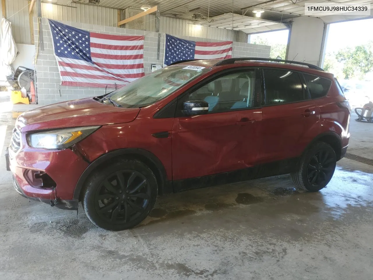 2017 Ford Escape Titanium VIN: 1FMCU9J98HUC34339 Lot: 74638594