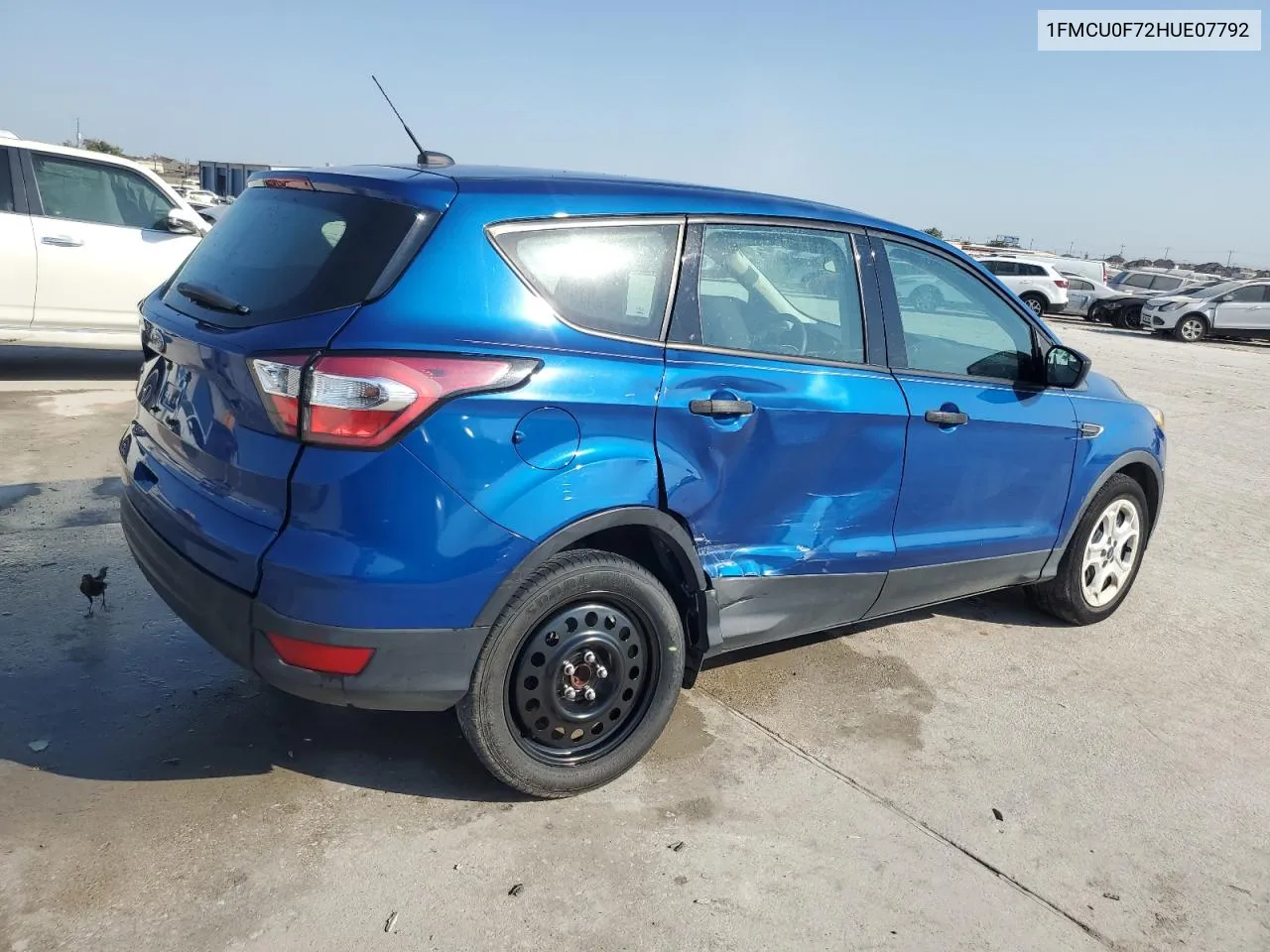 2017 Ford Escape S VIN: 1FMCU0F72HUE07792 Lot: 74709724