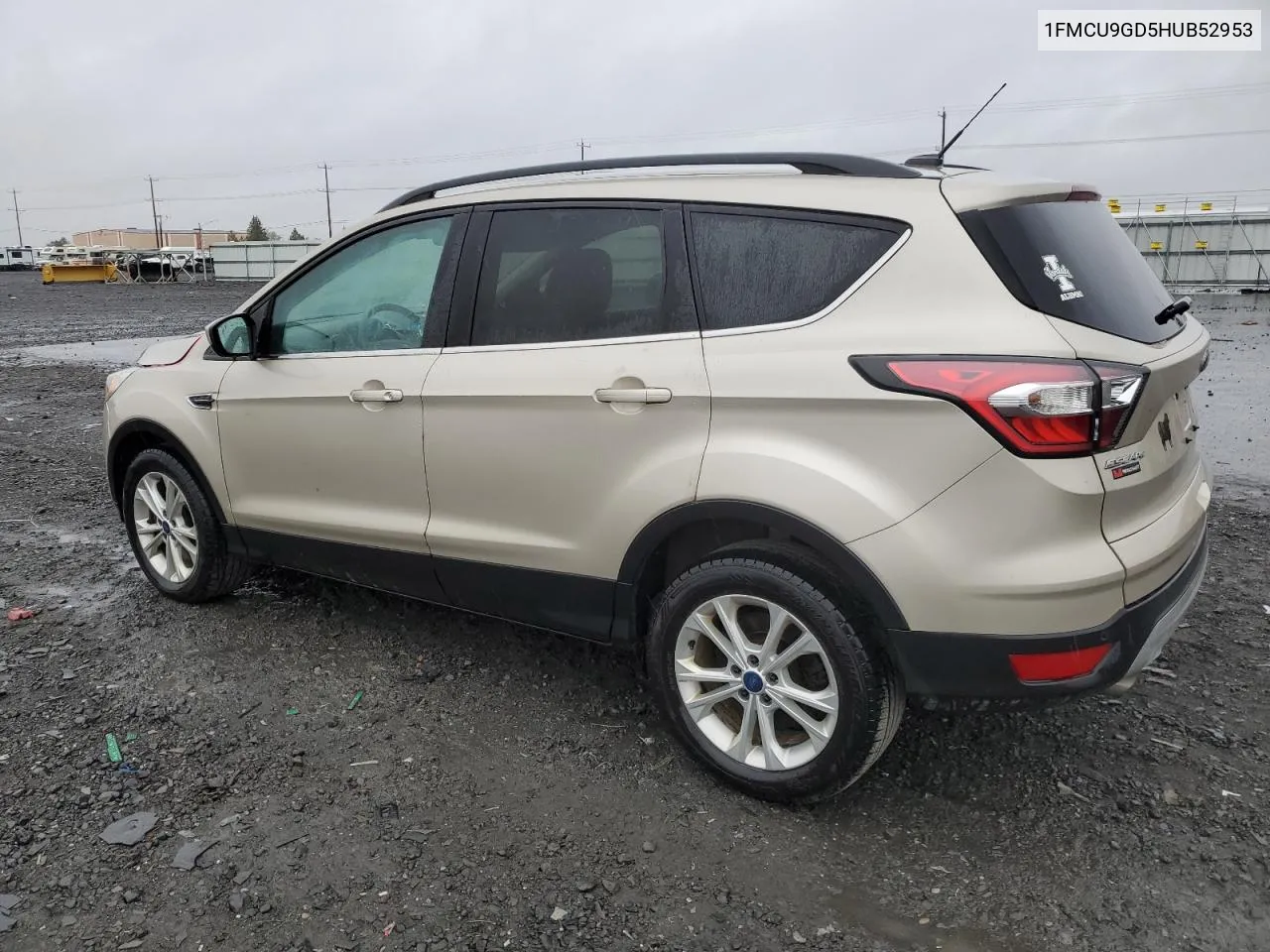 2017 Ford Escape Se VIN: 1FMCU9GD5HUB52953 Lot: 74777714