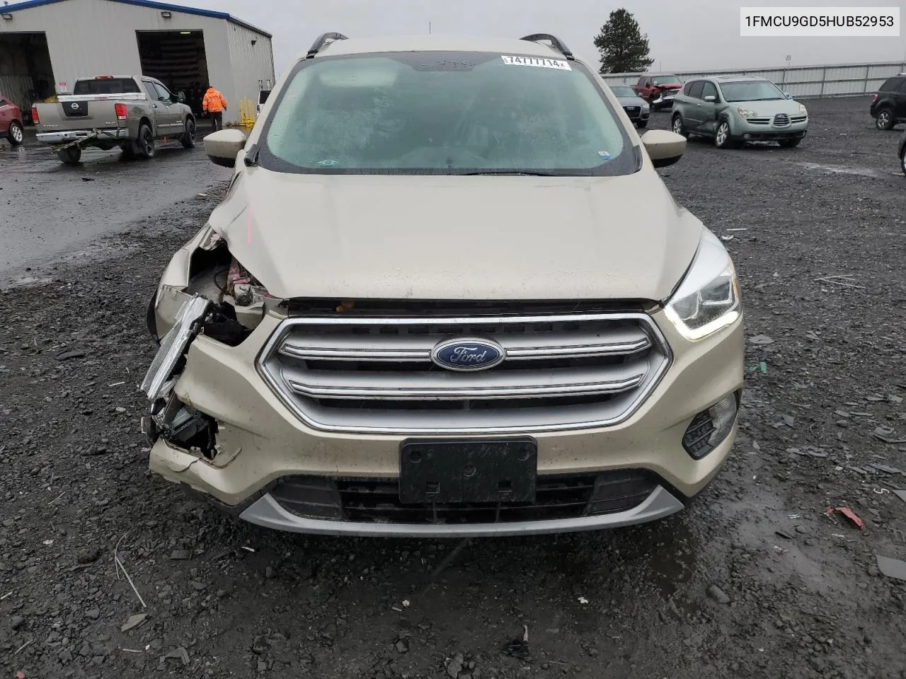 2017 Ford Escape Se VIN: 1FMCU9GD5HUB52953 Lot: 74777714