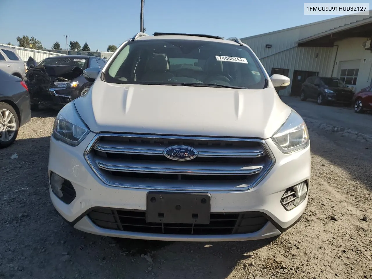 2017 Ford Escape Titanium VIN: 1FMCU9J91HUD32127 Lot: 74800244