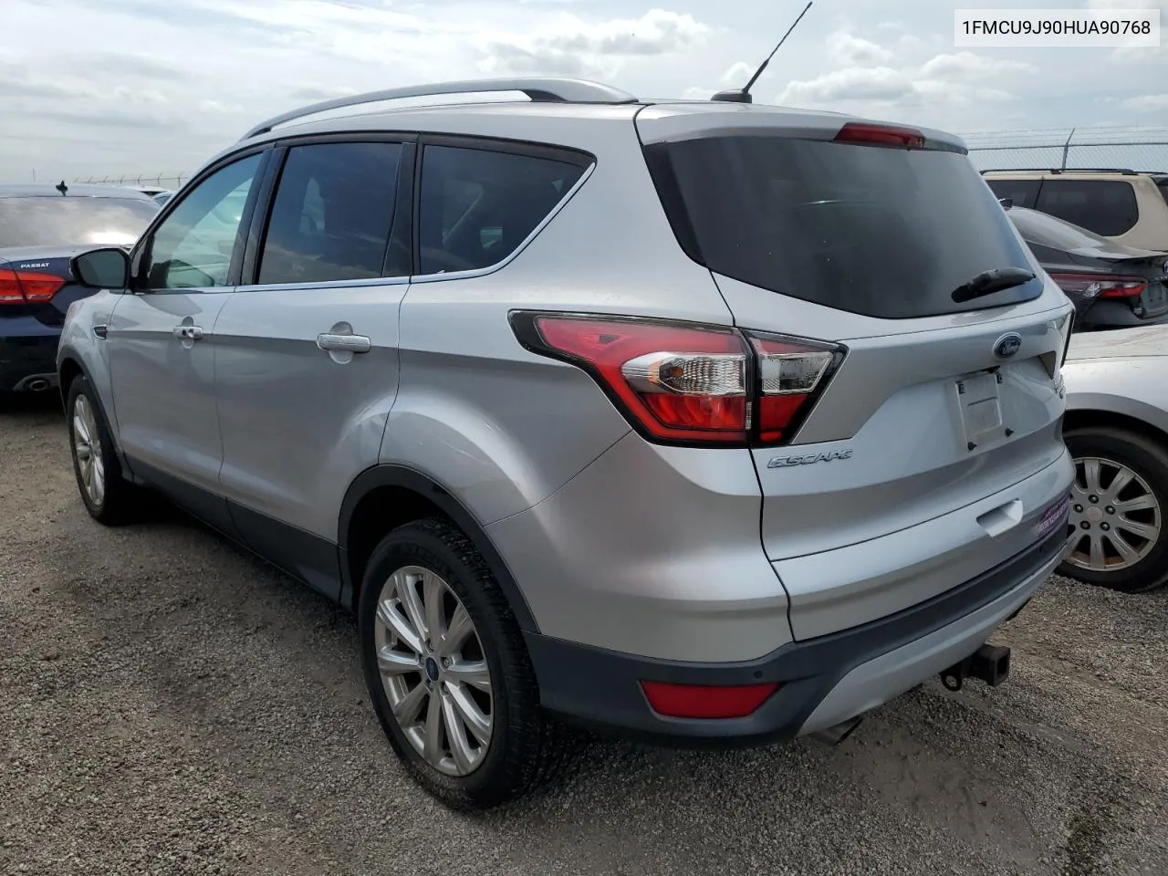 2017 Ford Escape Titanium VIN: 1FMCU9J90HUA90768 Lot: 74827294