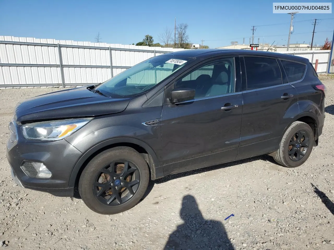 2017 Ford Escape Se VIN: 1FMCU0GD7HUD04825 Lot: 74970934