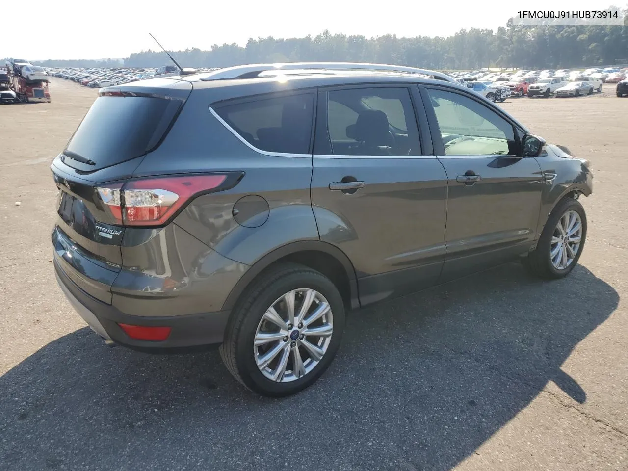 2017 Ford Escape Titanium VIN: 1FMCU0J91HUB73914 Lot: 75009004