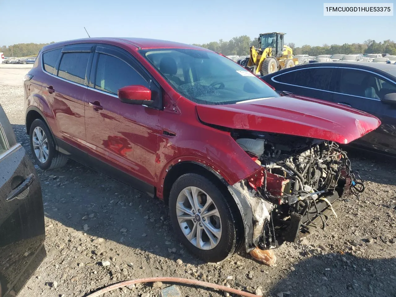 2017 Ford Escape Se VIN: 1FMCU0GD1HUE53375 Lot: 75016694