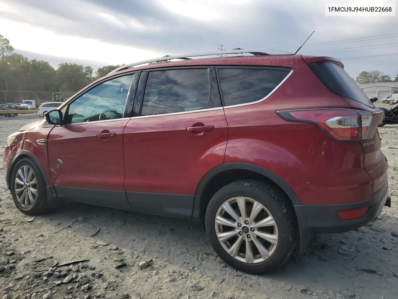 2017 Ford Escape Titanium VIN: 1FMCU9J94HUB22668 Lot: 75041764