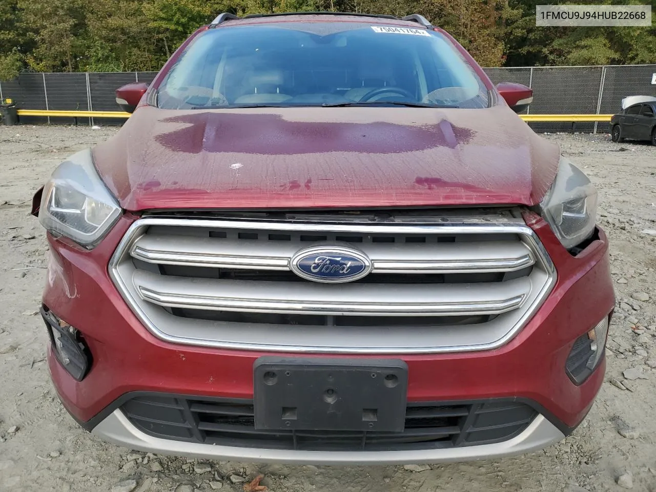 2017 Ford Escape Titanium VIN: 1FMCU9J94HUB22668 Lot: 75041764