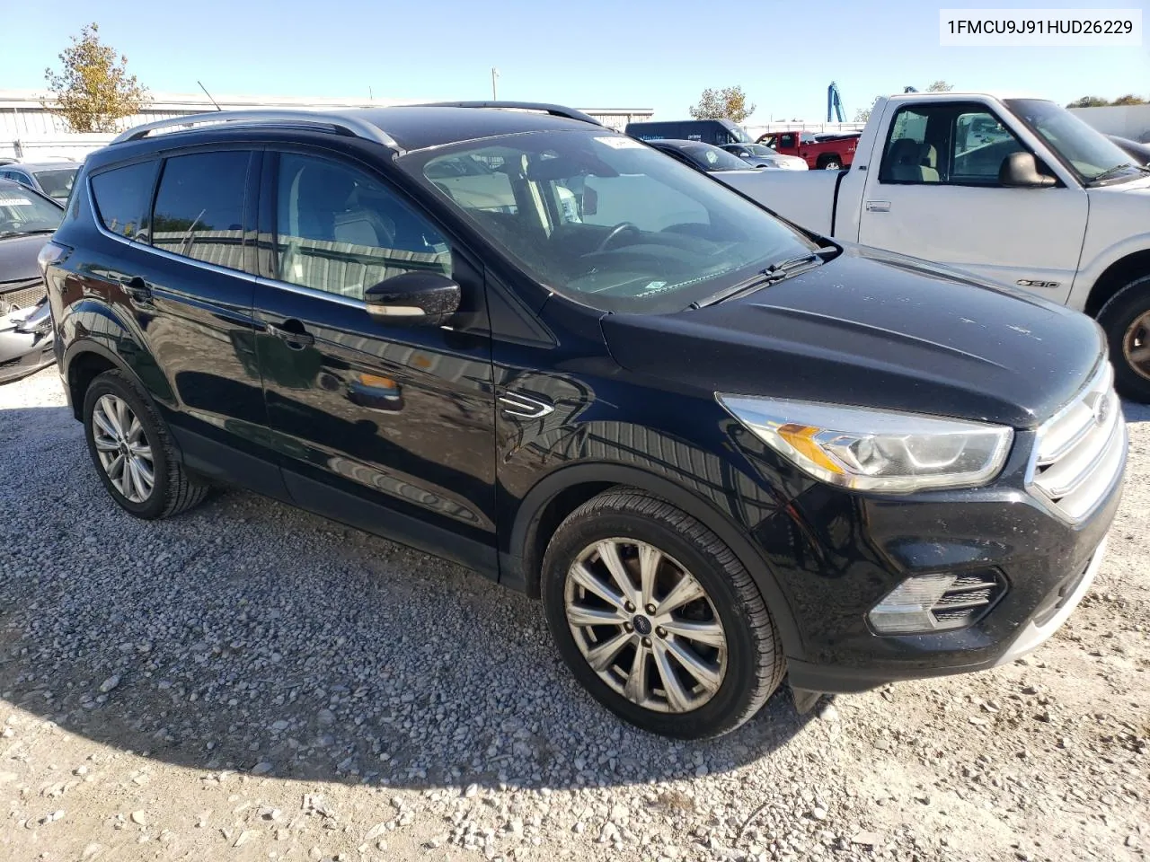 2017 Ford Escape Titanium VIN: 1FMCU9J91HUD26229 Lot: 75044094