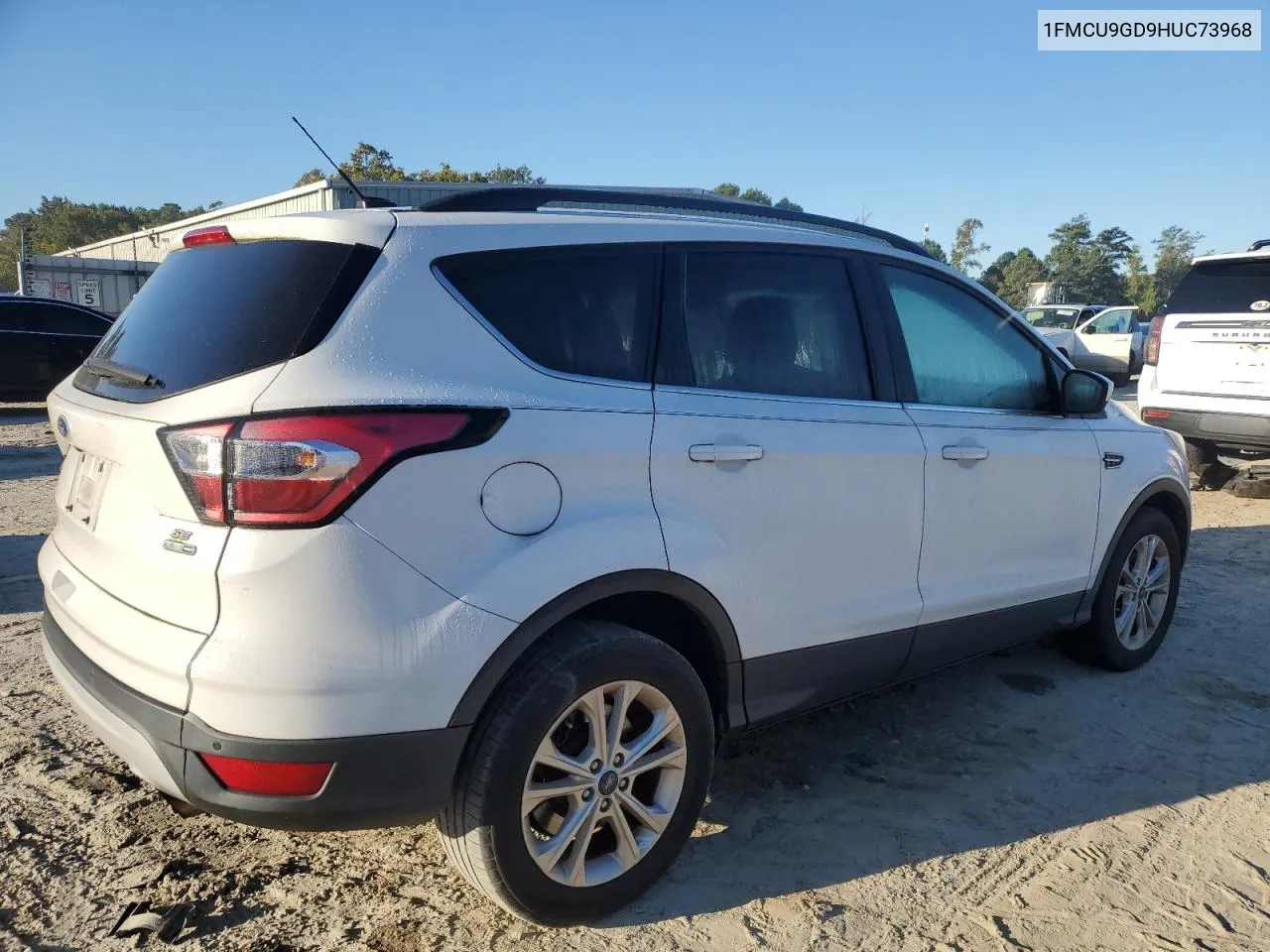 2017 Ford Escape Se VIN: 1FMCU9GD9HUC73968 Lot: 75046824