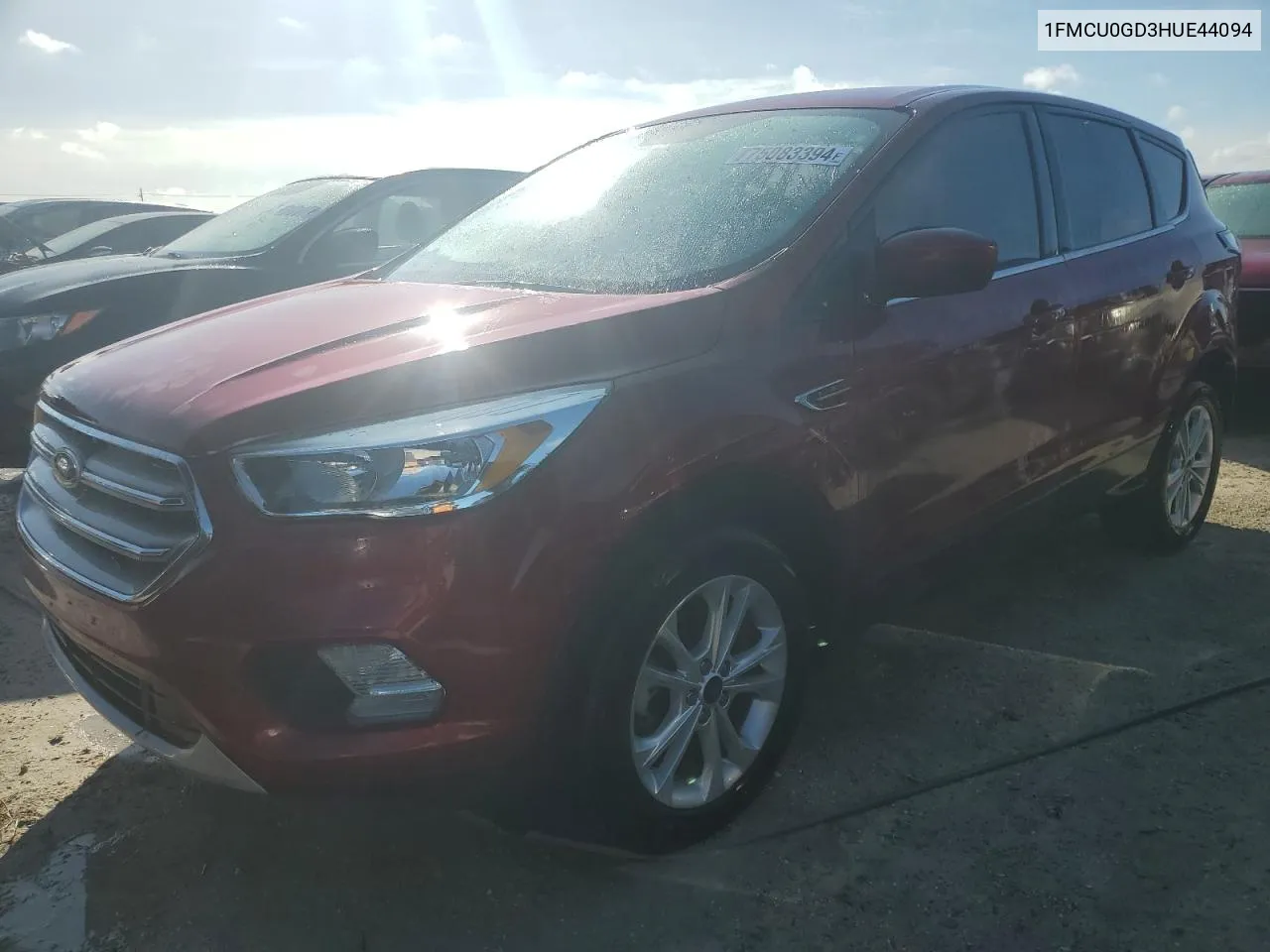 2017 Ford Escape Se VIN: 1FMCU0GD3HUE44094 Lot: 75083394