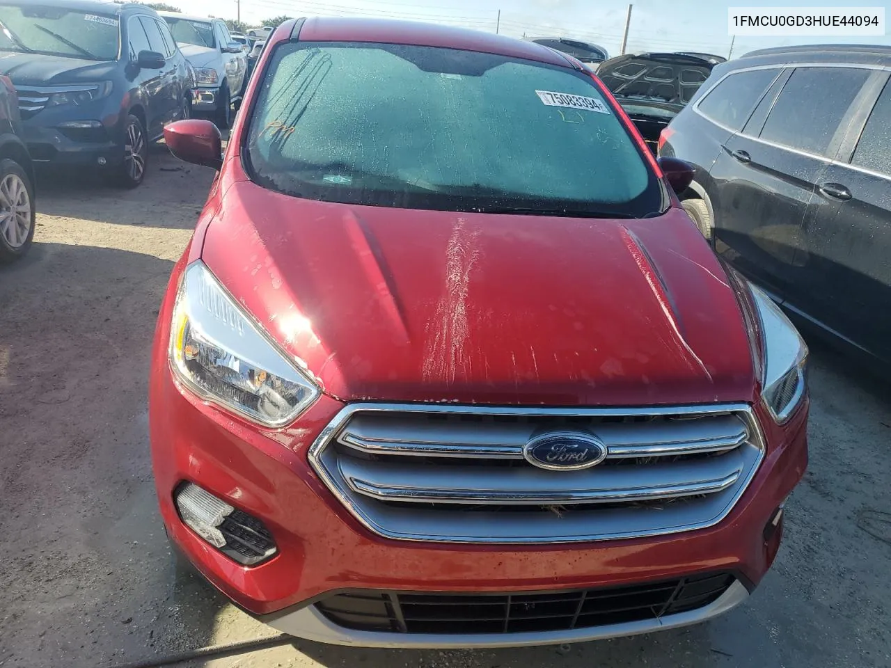 2017 Ford Escape Se VIN: 1FMCU0GD3HUE44094 Lot: 75083394