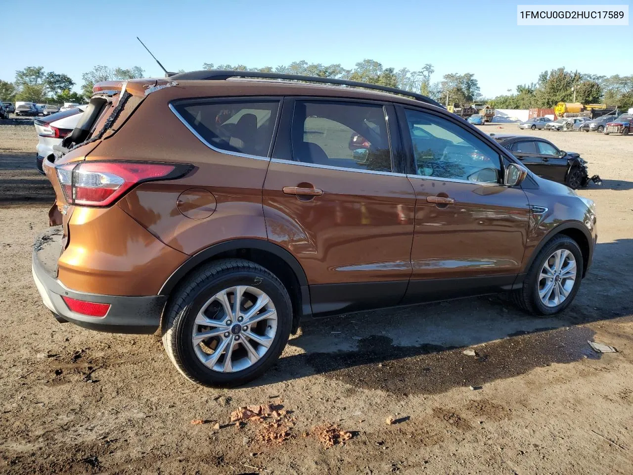 2017 Ford Escape Se VIN: 1FMCU0GD2HUC17589 Lot: 75098704