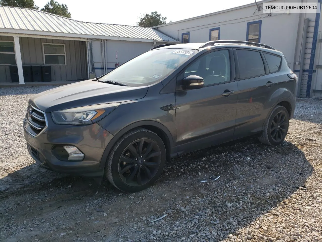 2017 Ford Escape Titanium VIN: 1FMCU0J90HUB12604 Lot: 75173354