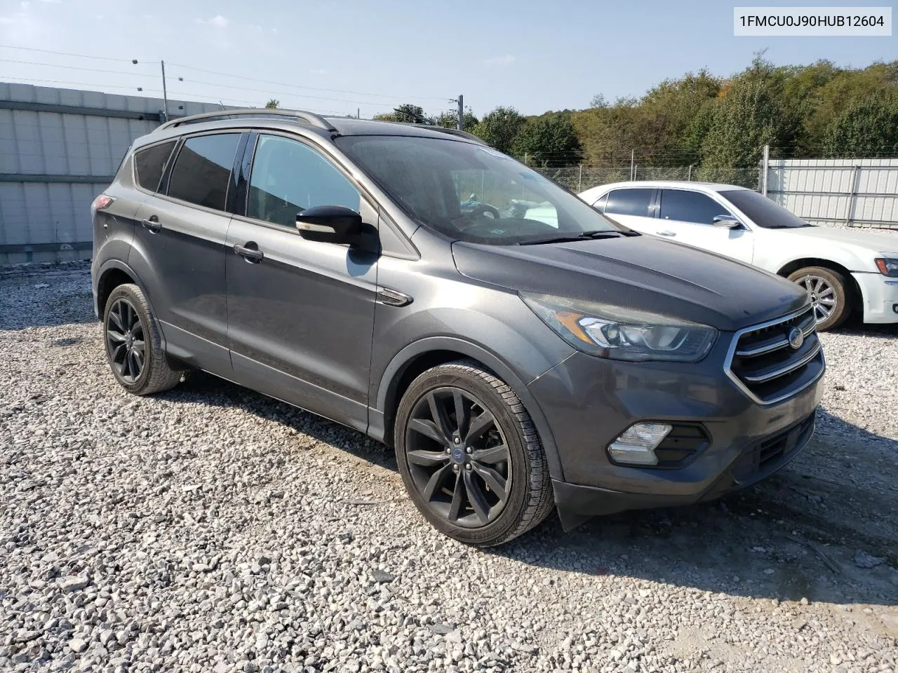 2017 Ford Escape Titanium VIN: 1FMCU0J90HUB12604 Lot: 75173354