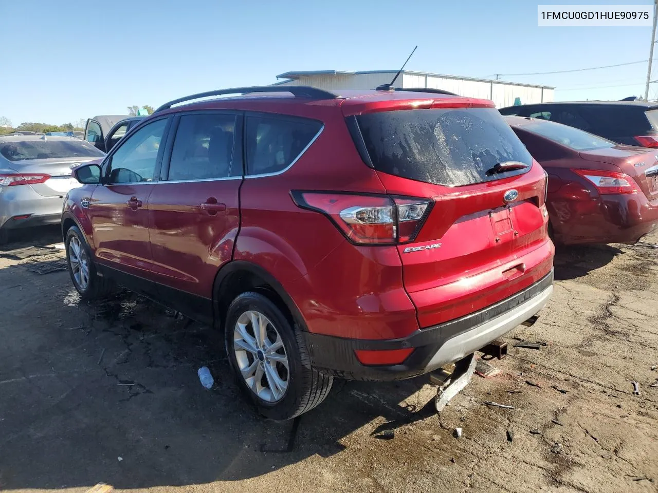 2017 Ford Escape Se VIN: 1FMCU0GD1HUE90975 Lot: 75180364