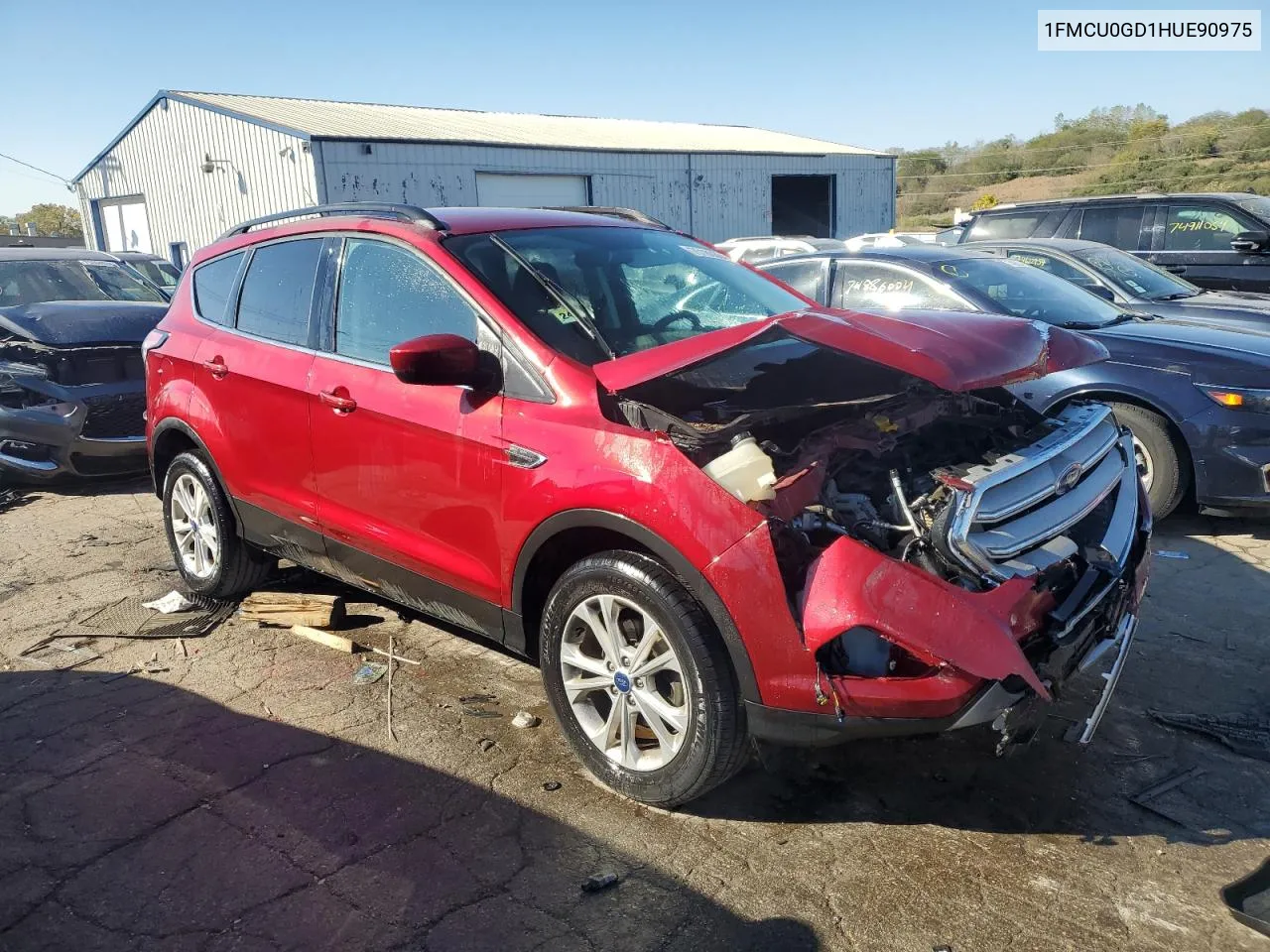 2017 Ford Escape Se VIN: 1FMCU0GD1HUE90975 Lot: 75180364