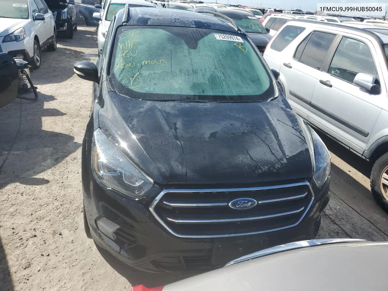 2017 Ford Escape Titanium VIN: 1FMCU9J99HUB50045 Lot: 75209974