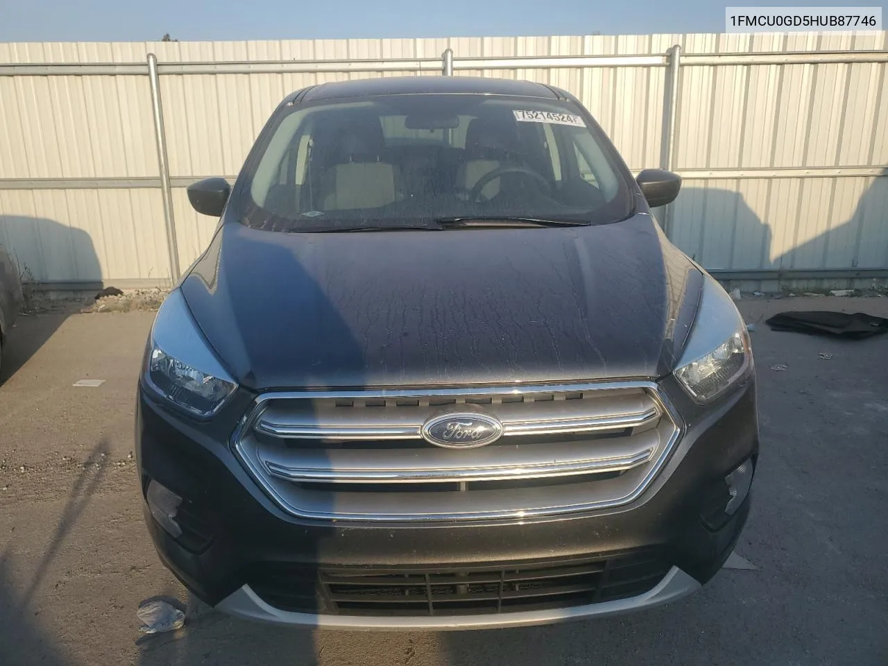 2017 Ford Escape Se VIN: 1FMCU0GD5HUB87746 Lot: 75214524