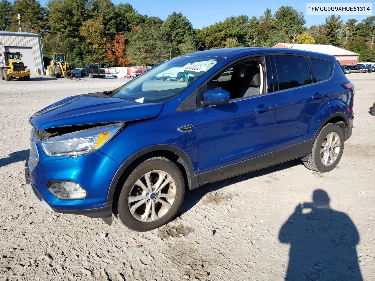 2017 Ford Escape Se VIN: 1FMCU9G9XHUE61314 Lot: 75243864