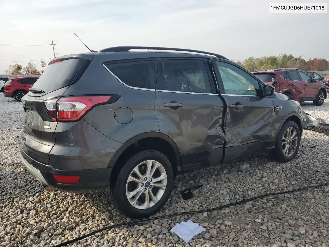 2017 Ford Escape Se VIN: 1FMCU9GD6HUE71018 Lot: 75255374