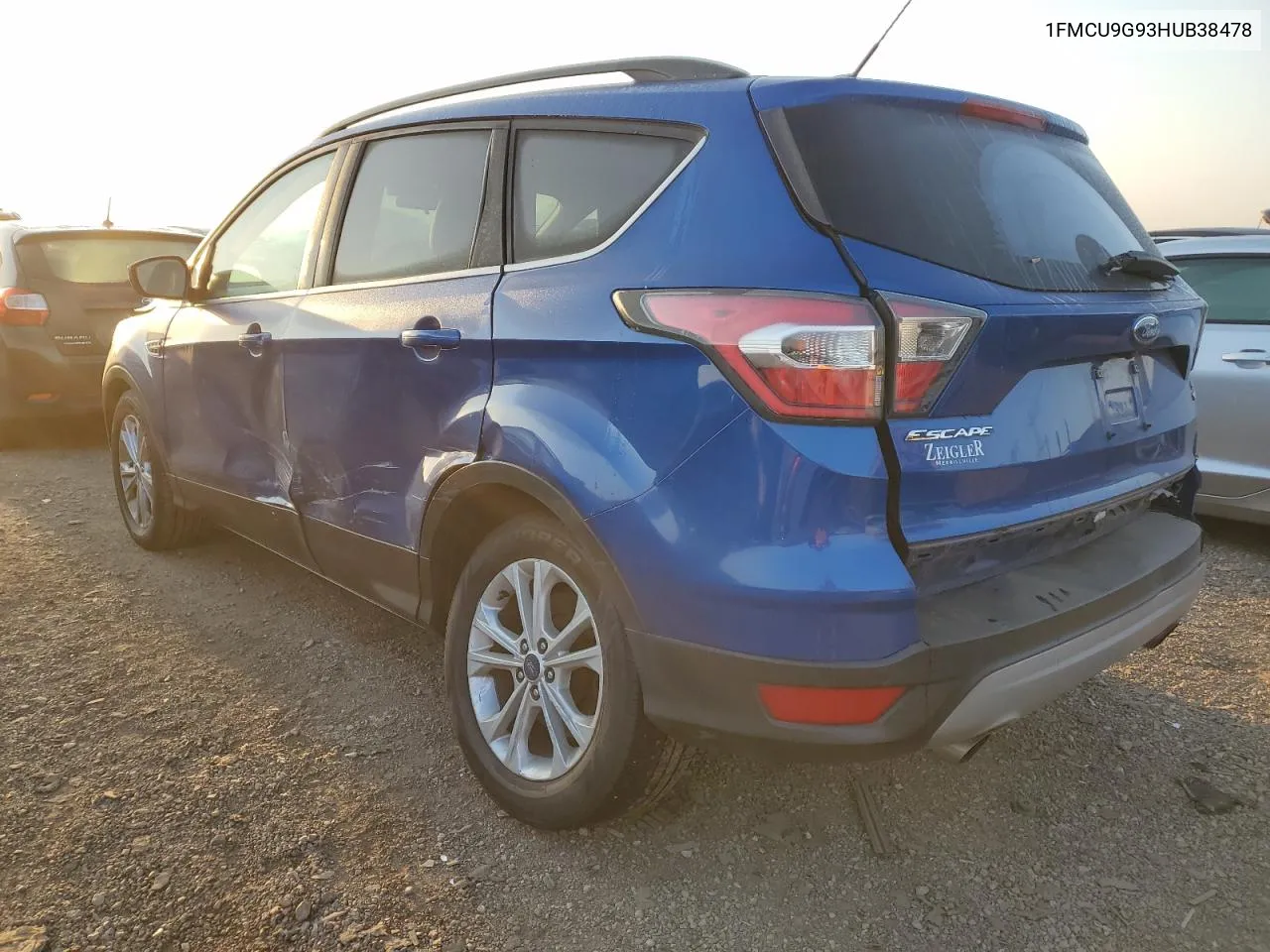 2017 Ford Escape Se VIN: 1FMCU9G93HUB38478 Lot: 75284114