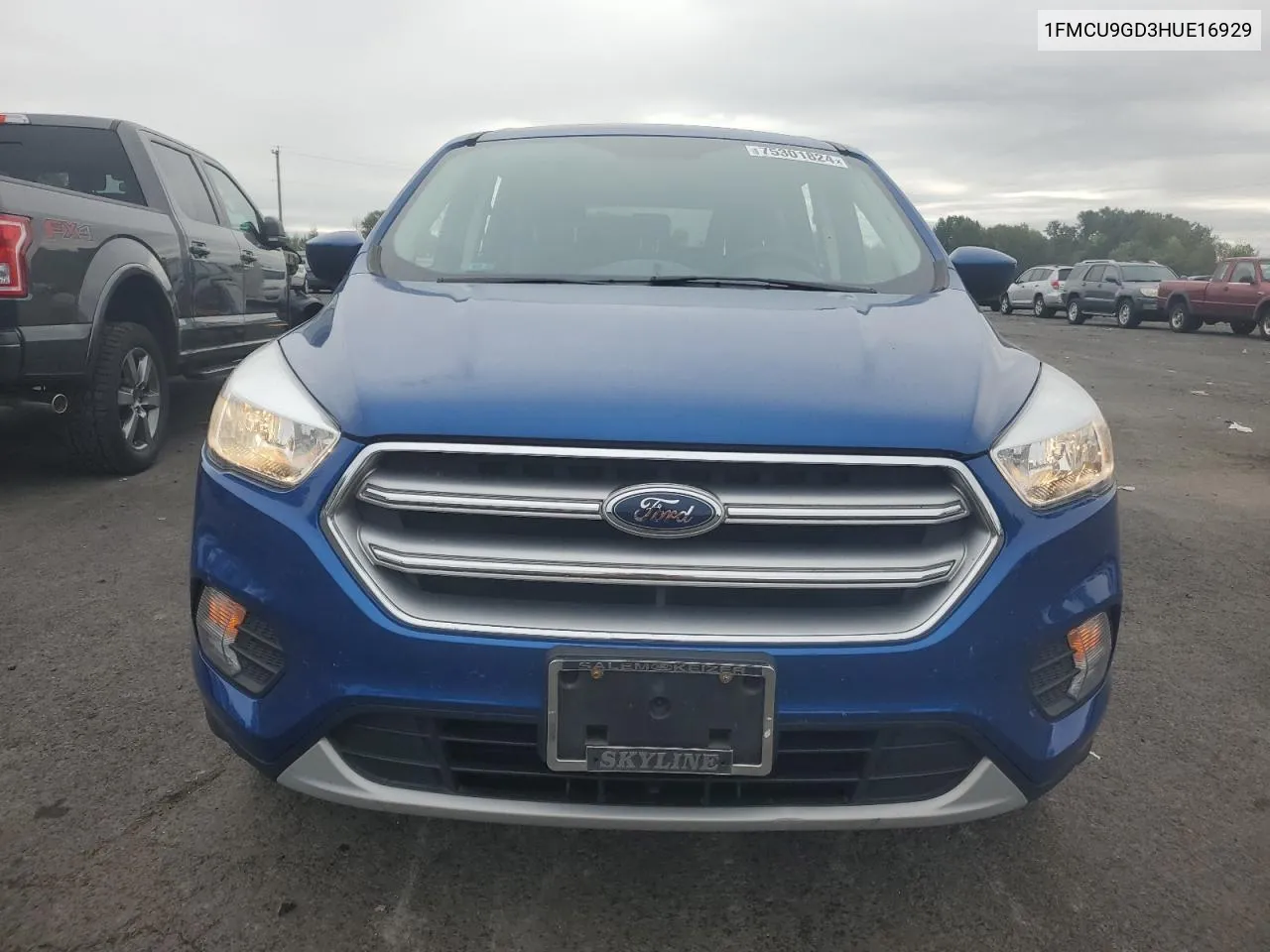 2017 Ford Escape Se VIN: 1FMCU9GD3HUE16929 Lot: 75301824