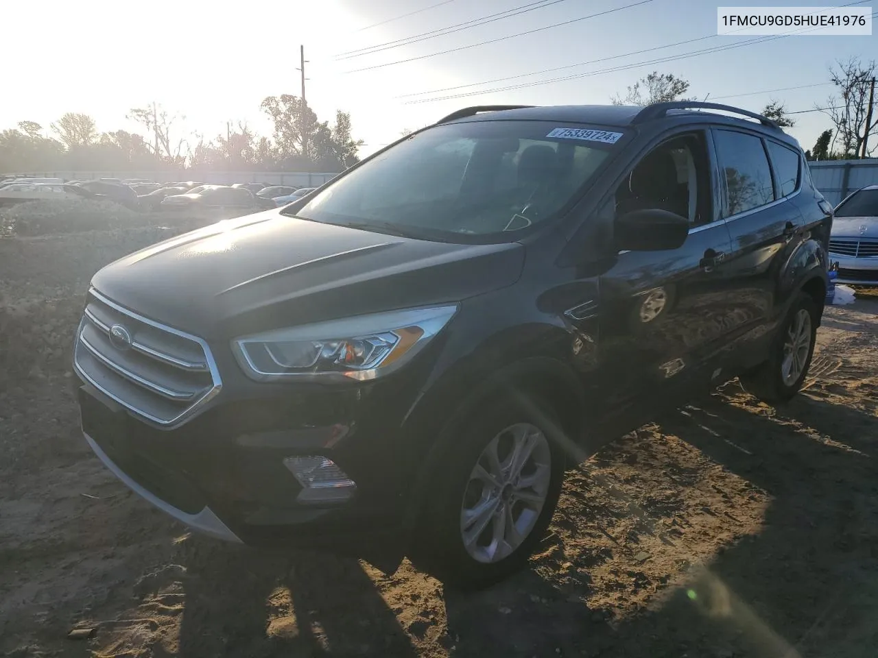 2017 Ford Escape Se VIN: 1FMCU9GD5HUE41976 Lot: 75339724