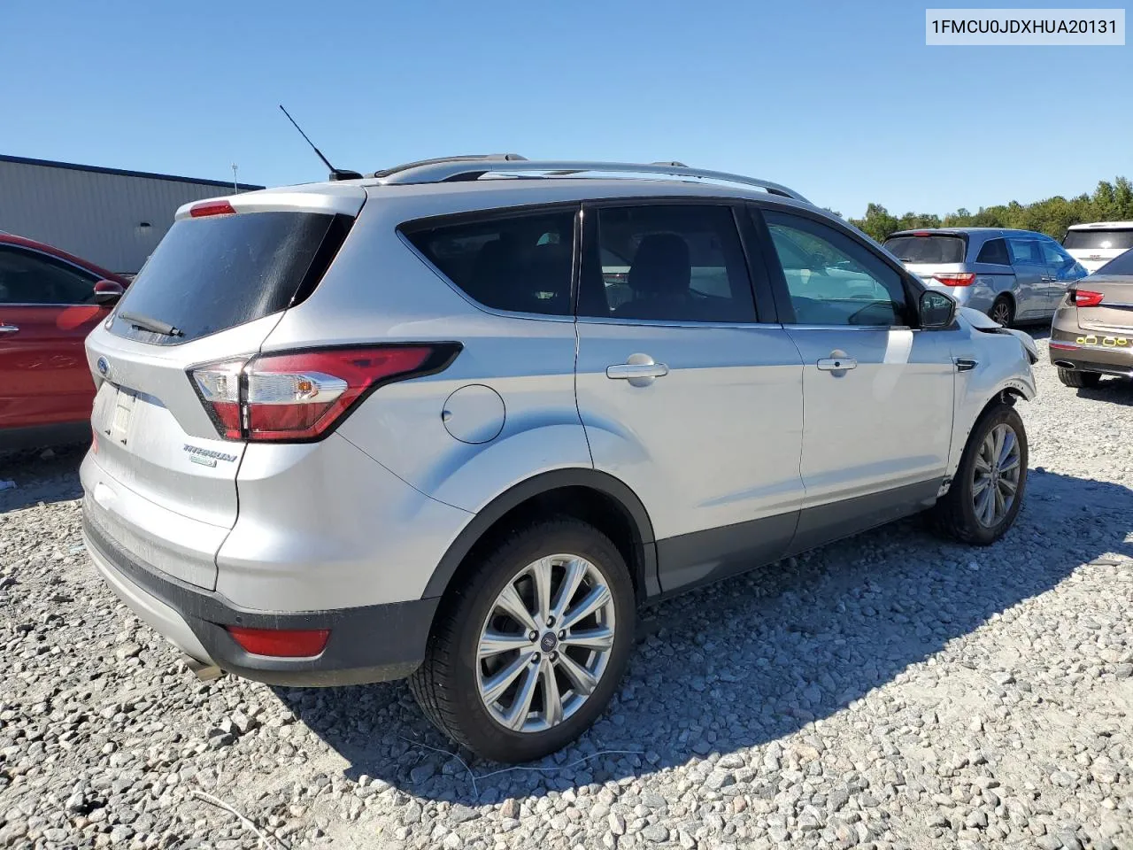 2017 Ford Escape Titanium VIN: 1FMCU0JDXHUA20131 Lot: 75359824