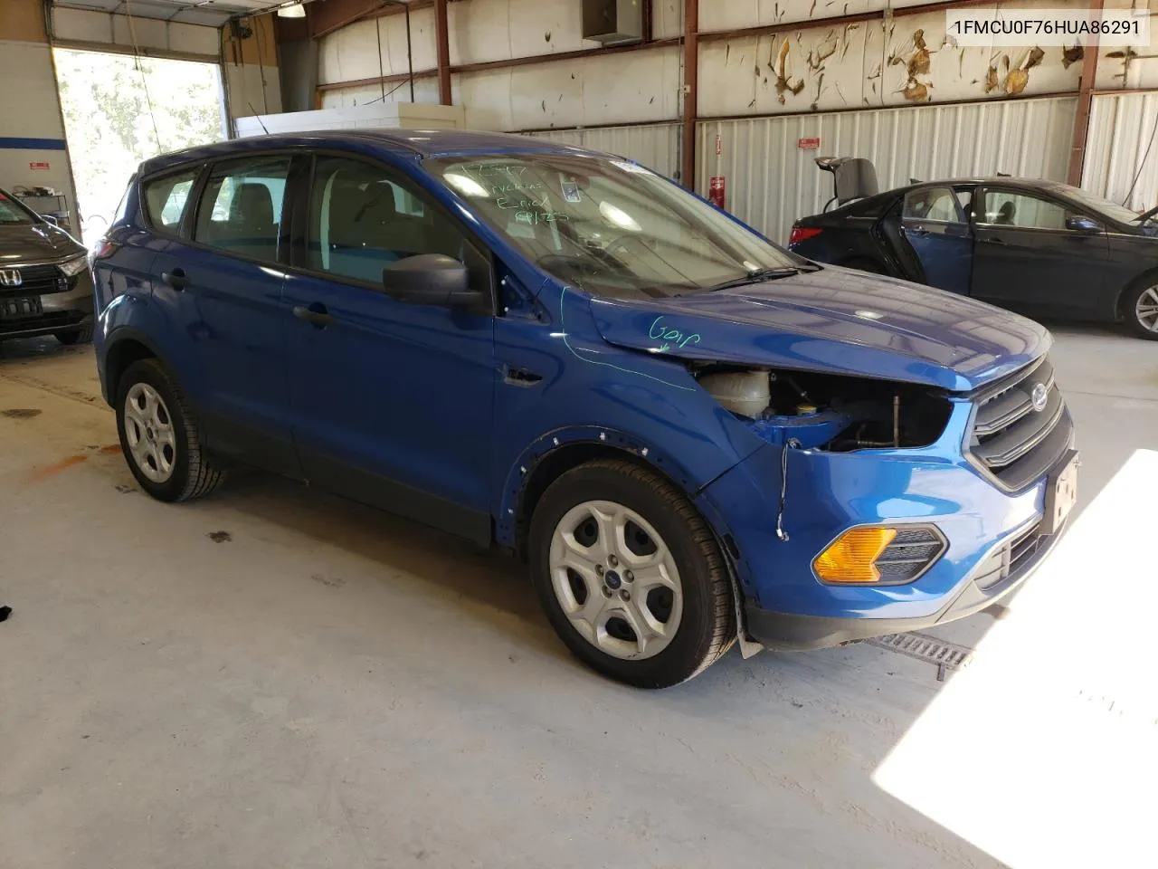 2017 Ford Escape S VIN: 1FMCU0F76HUA86291 Lot: 75401334