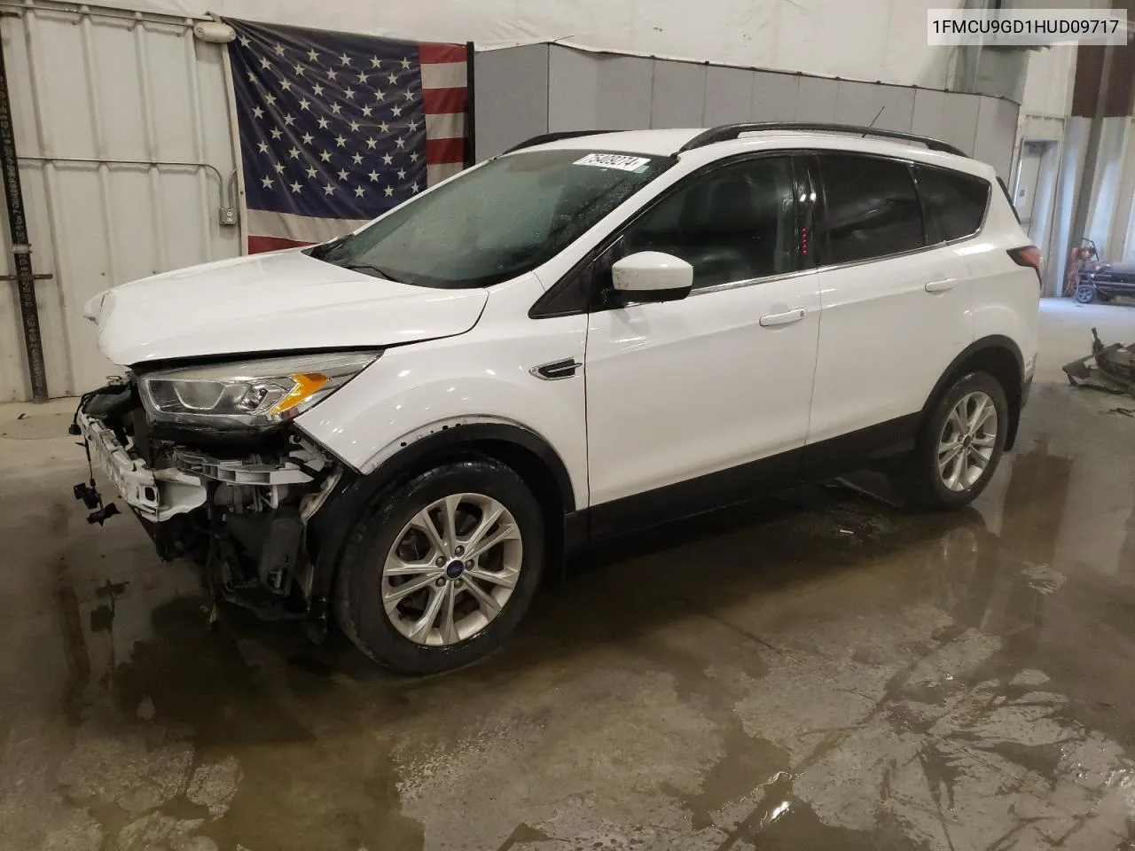 2017 Ford Escape Se VIN: 1FMCU9GD1HUD09717 Lot: 75409274