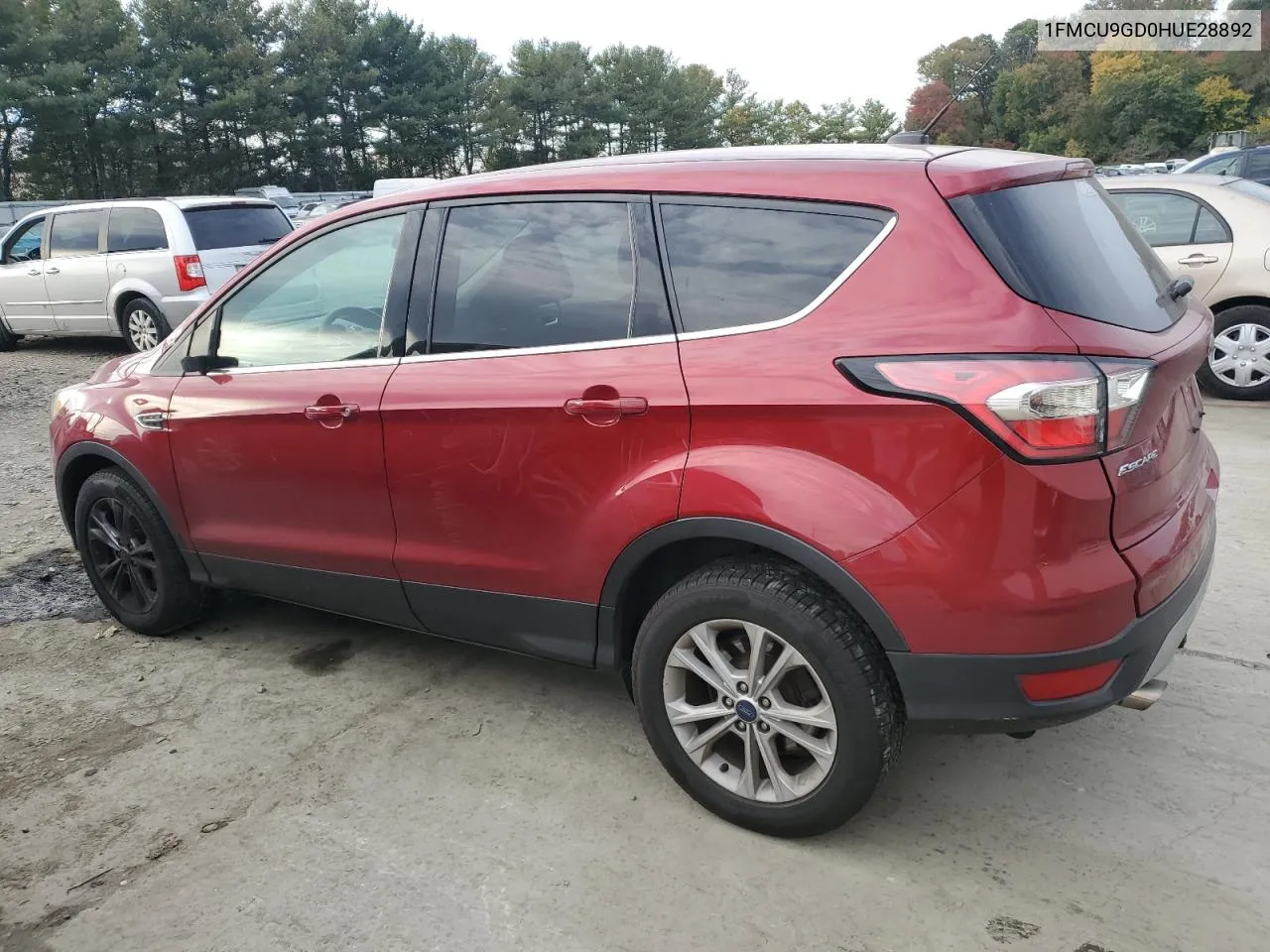 2017 Ford Escape Se VIN: 1FMCU9GD0HUE28892 Lot: 75421574