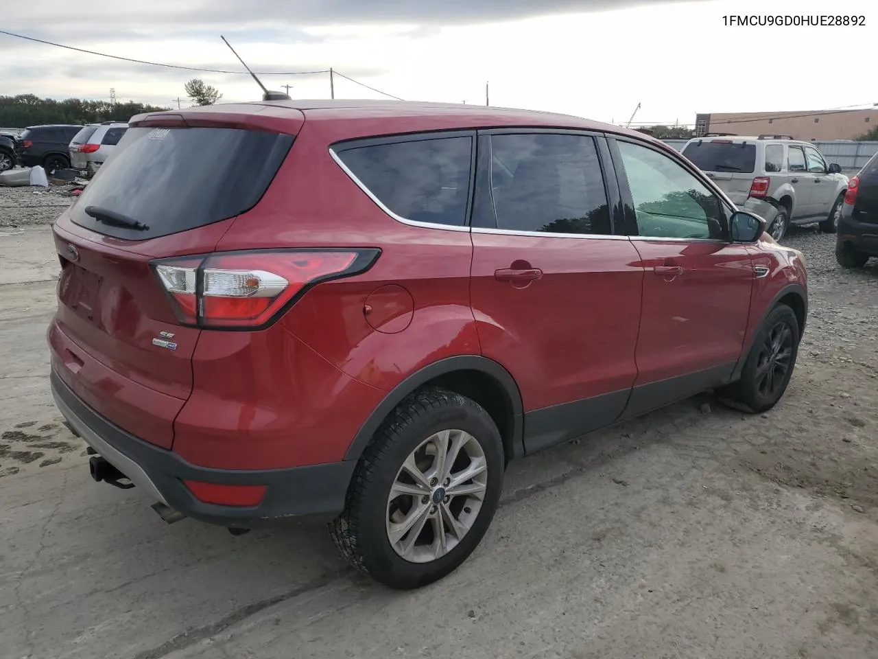 2017 Ford Escape Se VIN: 1FMCU9GD0HUE28892 Lot: 75421574