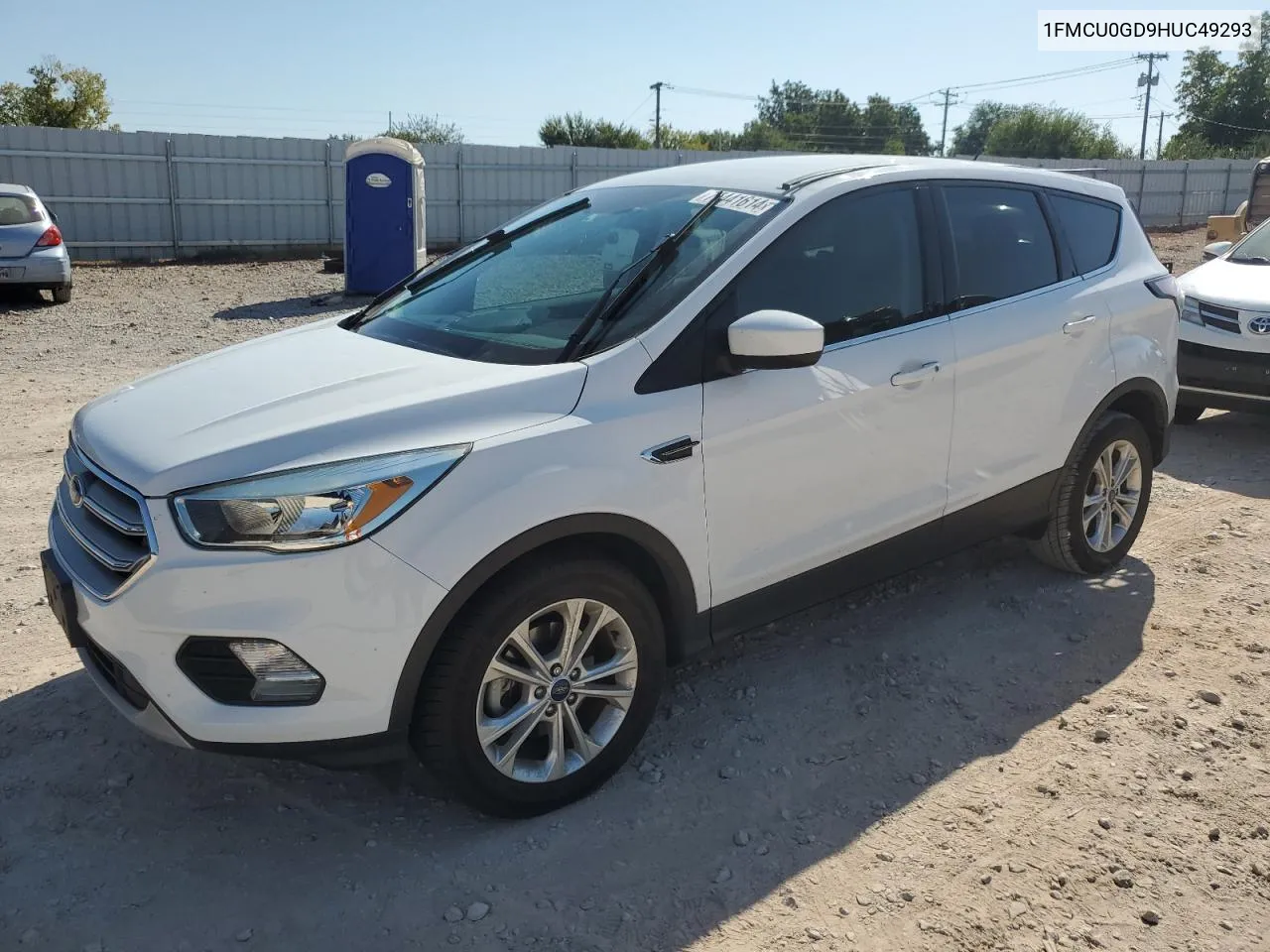 2017 Ford Escape Se VIN: 1FMCU0GD9HUC49293 Lot: 75441614