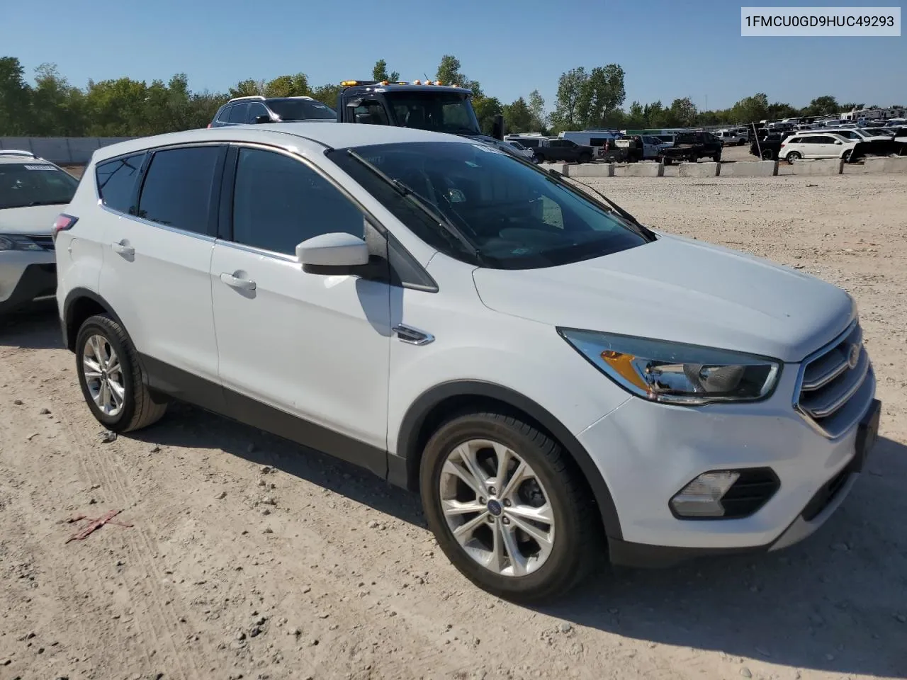 2017 Ford Escape Se VIN: 1FMCU0GD9HUC49293 Lot: 75441614