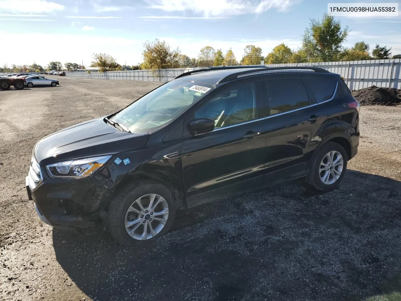 2017 Ford Escape Se VIN: 1FMCU0G98HUA55382 Lot: 75465914