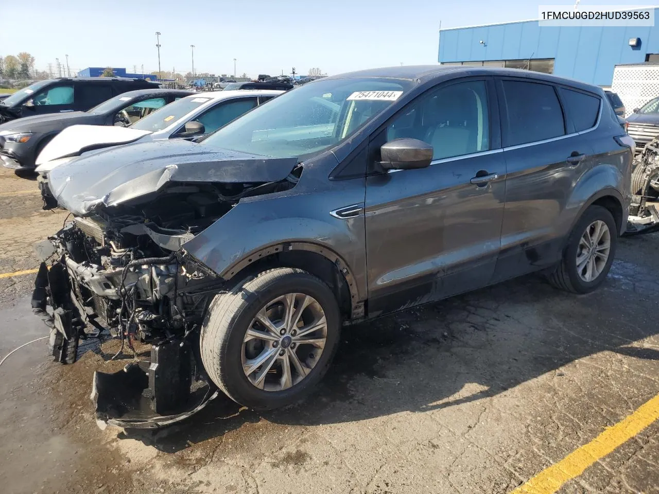 2017 Ford Escape Se VIN: 1FMCU0GD2HUD39563 Lot: 75471044