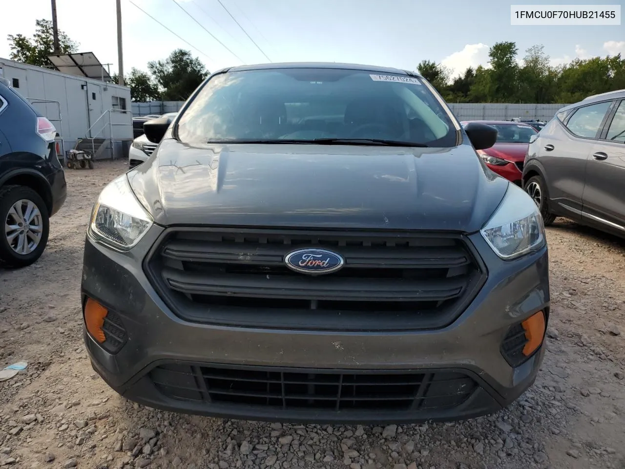 2017 Ford Escape S VIN: 1FMCU0F70HUB21455 Lot: 75627024