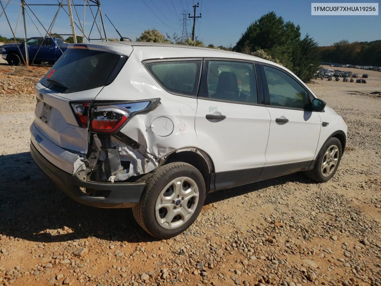 2017 Ford Escape S VIN: 1FMCU0F7XHUA19256 Lot: 75642614