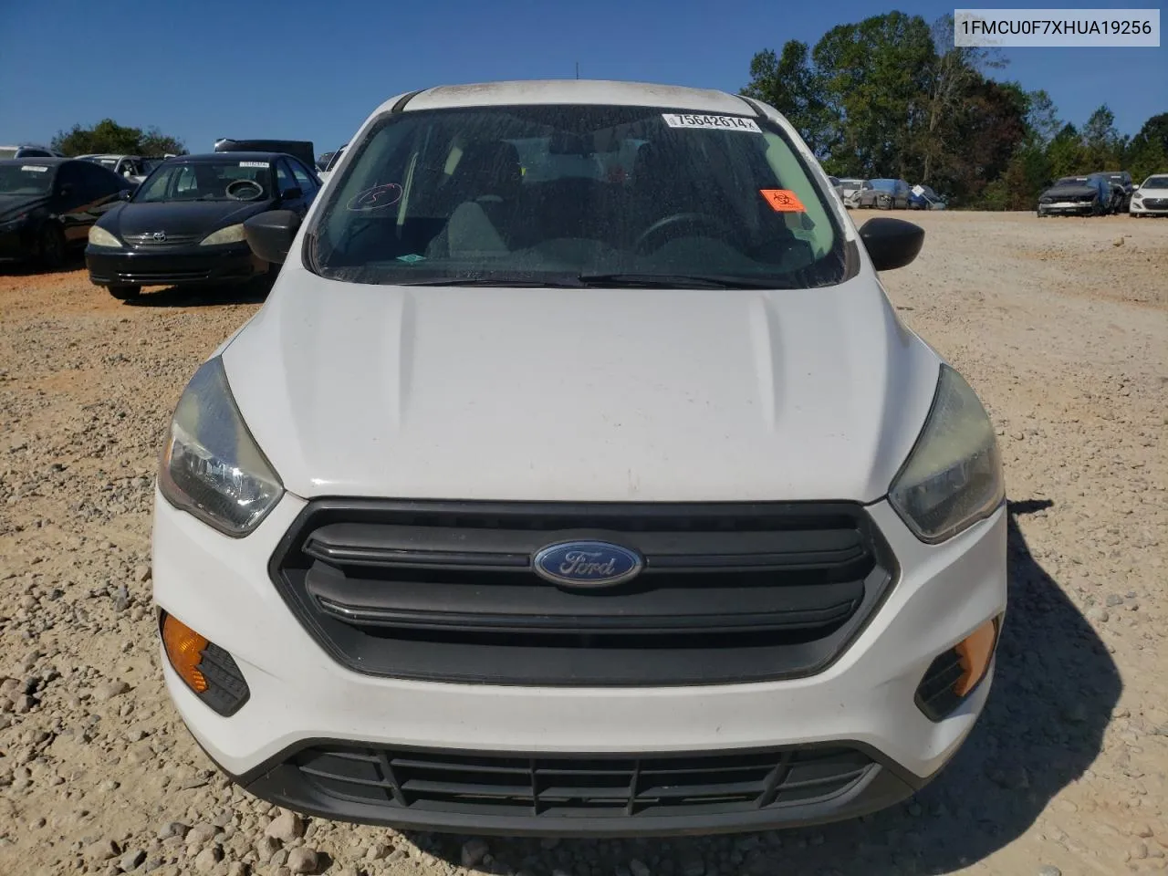 2017 Ford Escape S VIN: 1FMCU0F7XHUA19256 Lot: 75642614