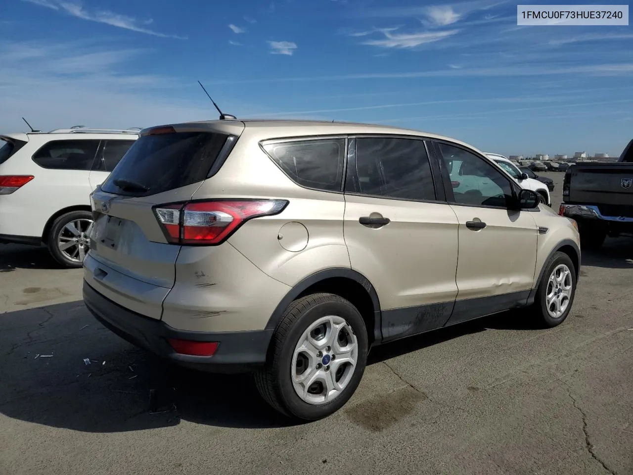 2017 Ford Escape S VIN: 1FMCU0F73HUE37240 Lot: 75719254