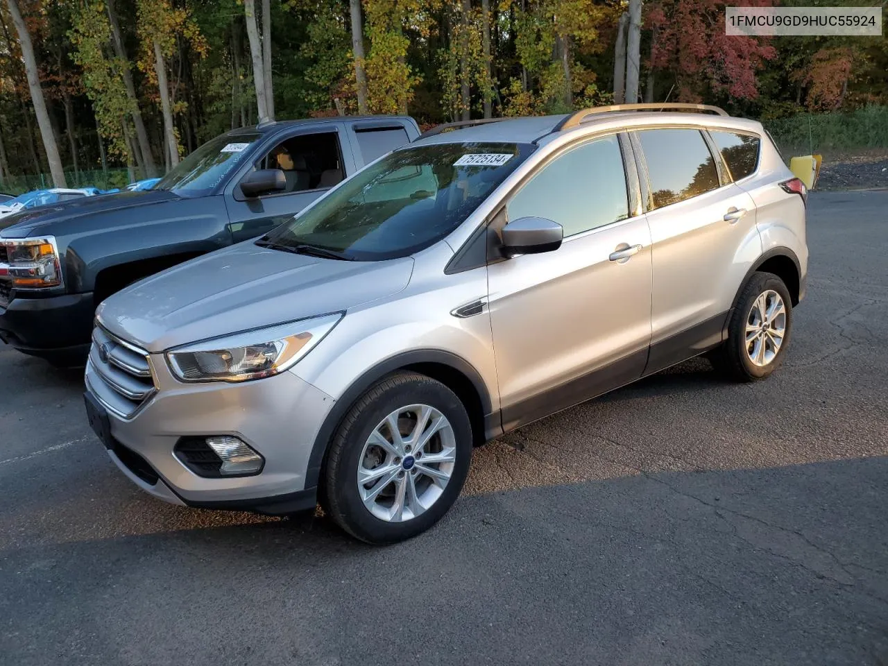 2017 Ford Escape Se VIN: 1FMCU9GD9HUC55924 Lot: 75725134