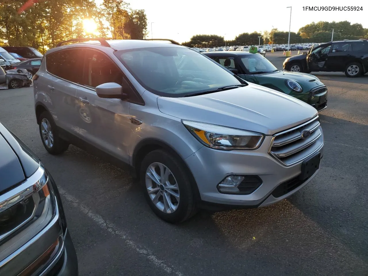 2017 Ford Escape Se VIN: 1FMCU9GD9HUC55924 Lot: 75725134