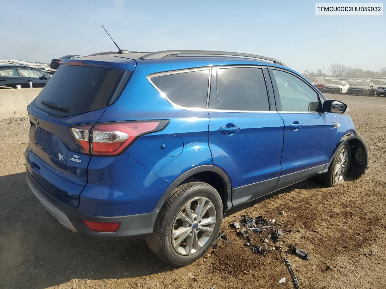 2017 Ford Escape Se VIN: 1FMCU0GD2HUB59032 Lot: 75763024