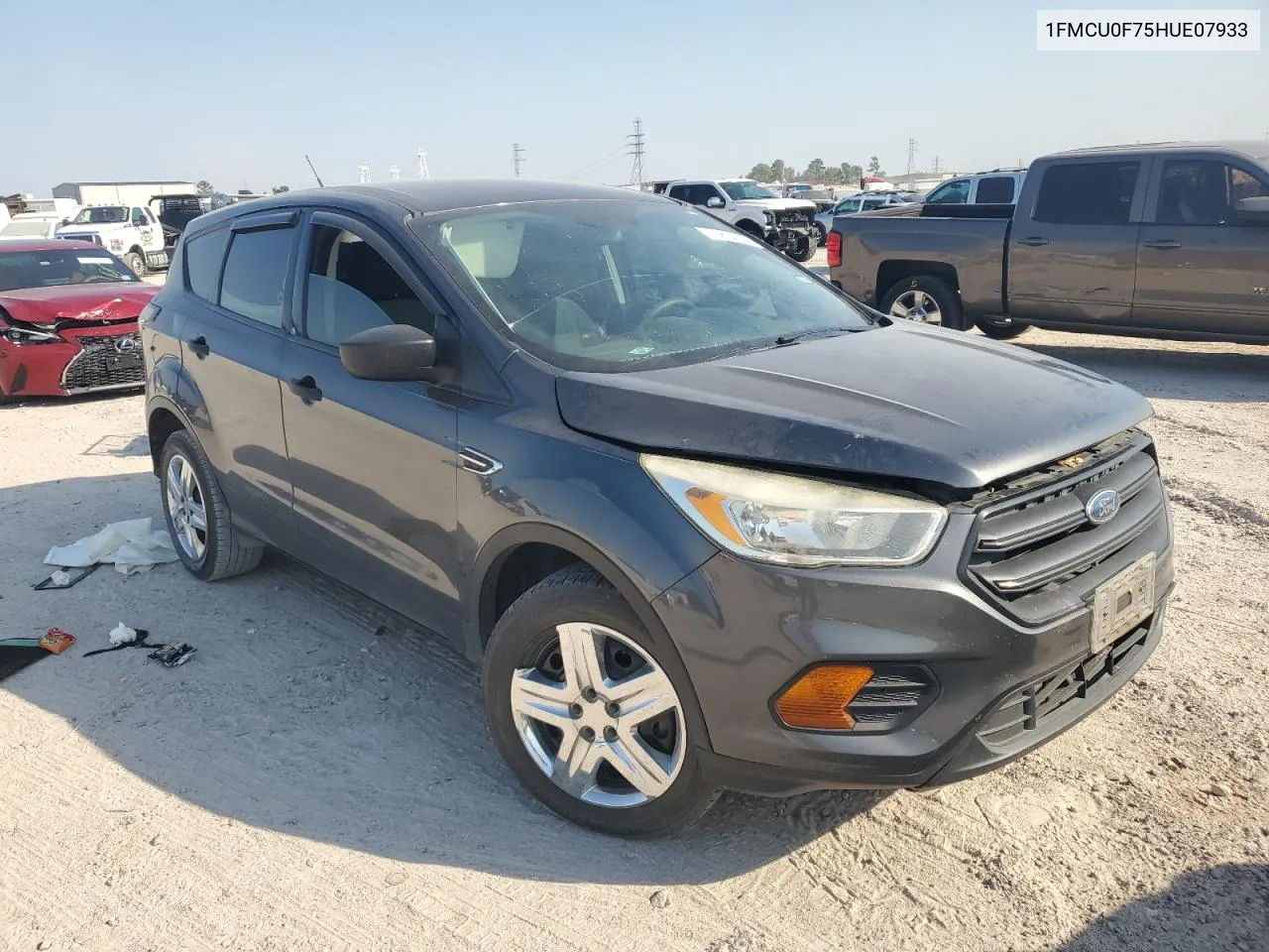 2017 Ford Escape S VIN: 1FMCU0F75HUE07933 Lot: 75814044