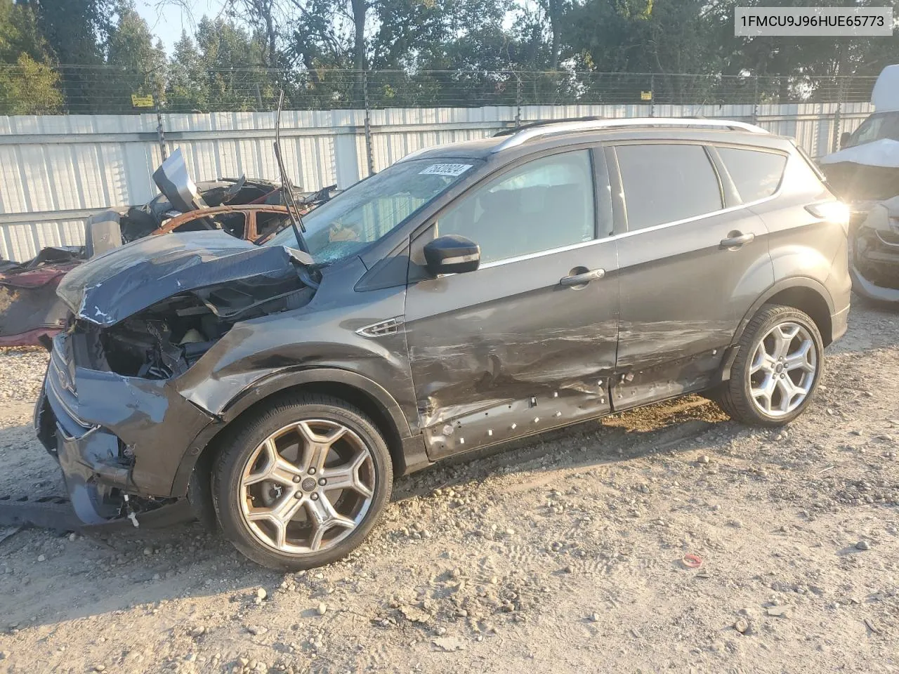 2017 Ford Escape Titanium VIN: 1FMCU9J96HUE65773 Lot: 75820924